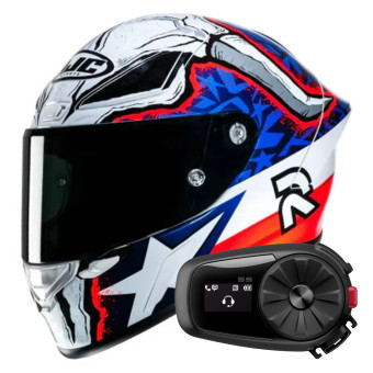 Full Face HJC RPHA1 Garrett Gerloff Replica + Kit Bluetooth 5S Solo