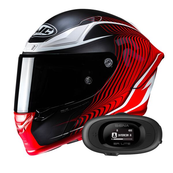 Full Face HJC RPHA1 Lovis MC1SF + Kit bluetooth 5R Lite Solo