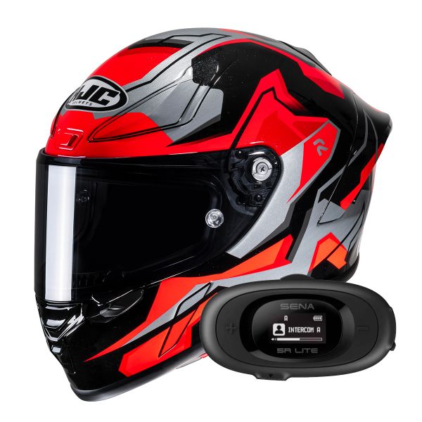 Full Face HJC RPHA1 Nomaro MC1 + Kit bluetooth 5R Lite Solo