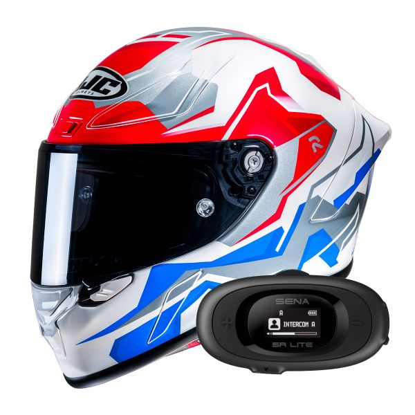 Full Face HJC RPHA1 Nomaro MC21 + Kit bluetooth 5R Lite Solo