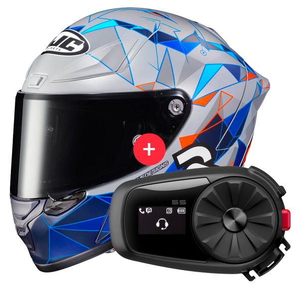 Full Face HJC RPHA1 Pol Espargaro Replica MC2SF + Kit Bluetooth 5S