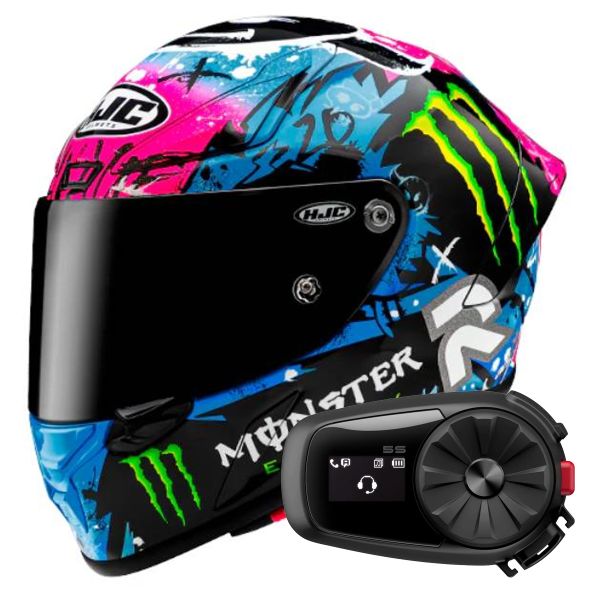 Full Face HJC RPHA1 Quartararo Le Mans SP 2024 + Kit Bluetooth 5S Solo Full Face HJC RPHA1 Quartararo Le Mans SP 2024 + Kit Bluetooth 5S Solo