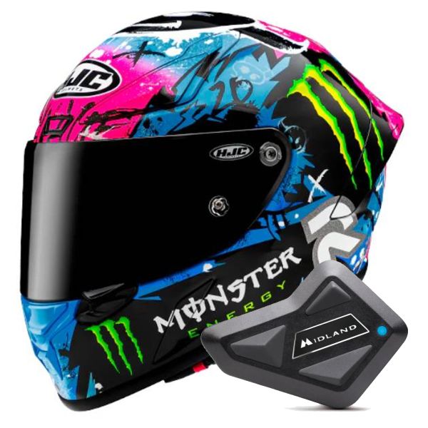 Full Face HJC RPHA1 Quartararo Le Mans SP 2024 + Kit Bluetooth BT Mini Full Face HJC RPHA1 Quartararo Le Mans SP 2024 + Kit Bluetooth BT Mini