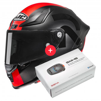 Full Face HJC RPHA1 Senin MC1SF + Kit Bluetooth SMH5