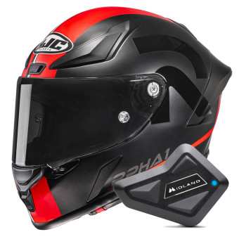 Full Face HJC RPHA1 Senin MC1SF + Kit Bluetooth BT Mini