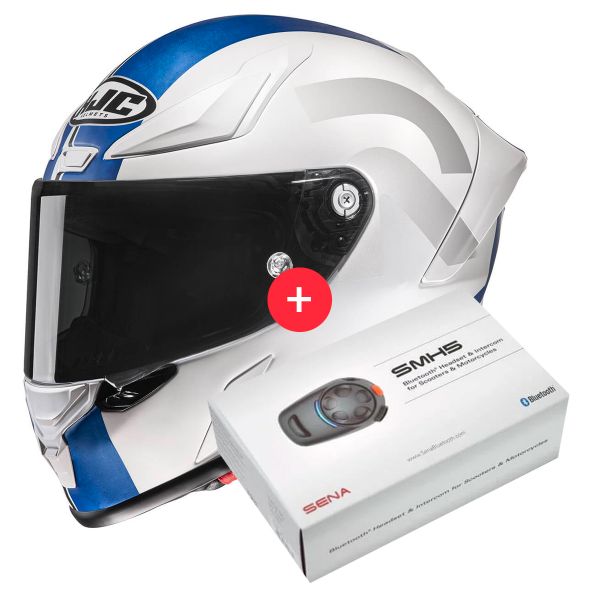 Full Face HJC RPHA1 Senin MC2SF + Kit Bluetooth SMH5