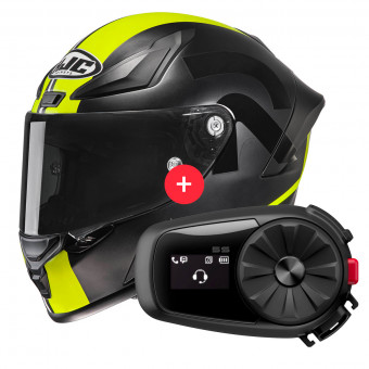 Full Face HJC RPHA1 Senin MC3HSF + Kit Bluetooth 5S