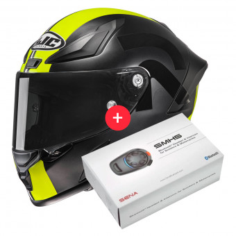 Full Face HJC RPHA1 Senin MC3HSF + Kit Bluetooth SMH5