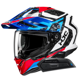 Full Face HJC RPHA60 Dakar MC21 + Kit Bluetooth Smart 50B