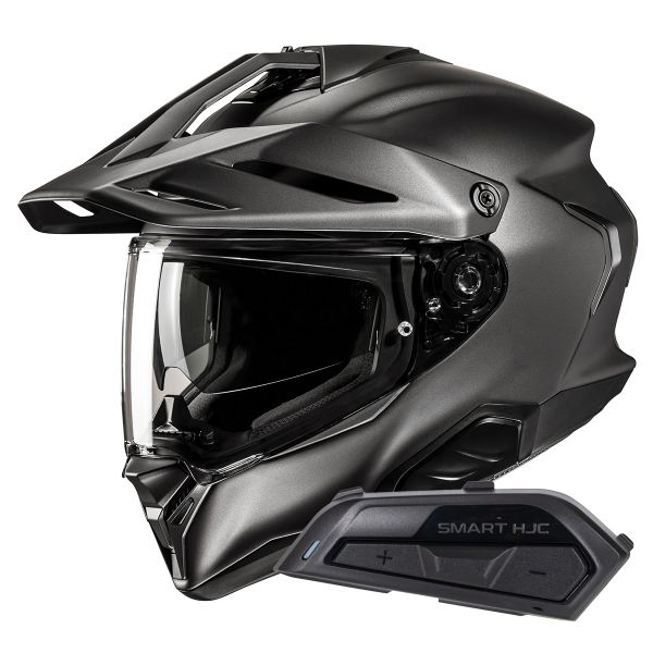 Full Face HJC RPHA60 Semi Flat Titanium + Kit Bluetooth Smart 21B Full Face HJC RPHA60 Semi Flat Titanium + Kit Bluetooth Smart 21B