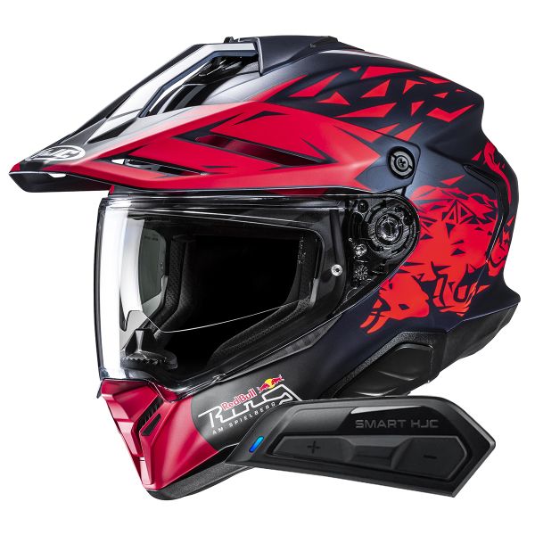 Full Face HJC RPHA60 Spielberg Red Bull MC21SF + Kit Bluetooth Smart 11B