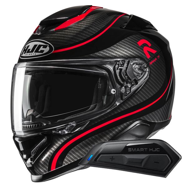 Full Face HJC RPHA71 Cleta MC1 + Kit Bluetooth Smart 11B