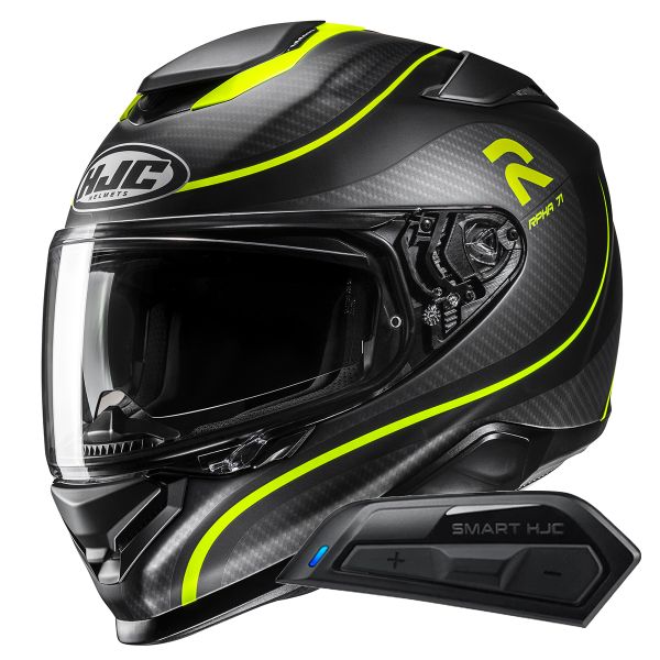 Full Face HJC RPHA71 Cleta MC3HSF + Kit Bluetooth Smart 11B
