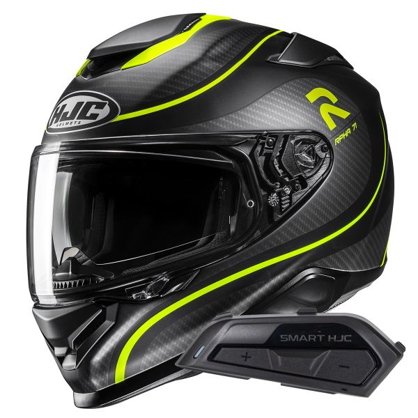 Full Face HJC RPHA71 Cleta MC3HSF + Kit Bluetooth Smart 21B