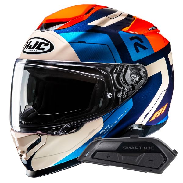 Full Face HJC RPHA71 Cozad MC27 + Kit Bluetooth Smart 21B