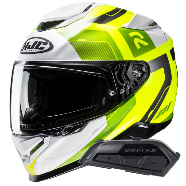 Full Face HJC RPHA71 Cozad MC3HSF + Kit Bluetooth Smart 21B