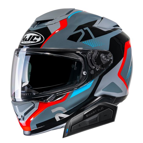 Full Face HJC RPHA71 Hapel MC21 + Kit Bluetooth Smart 21B