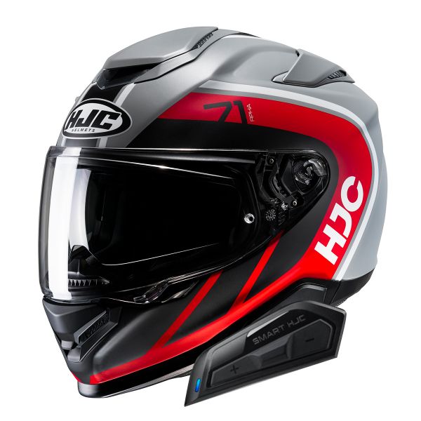 Pack Helmet + Systems HJC RPHA71 Mapos MC1SF + Kit Bluetooth