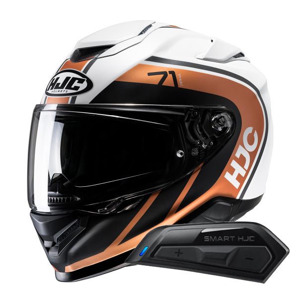 Full Face HJC RPHA71 Mapos MC9SF + Kit Bluetooth Smart 11B