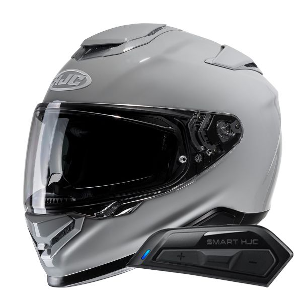 Full Face HJC RPHA71 N.Grey + Kit Bluetooth Smart 11B