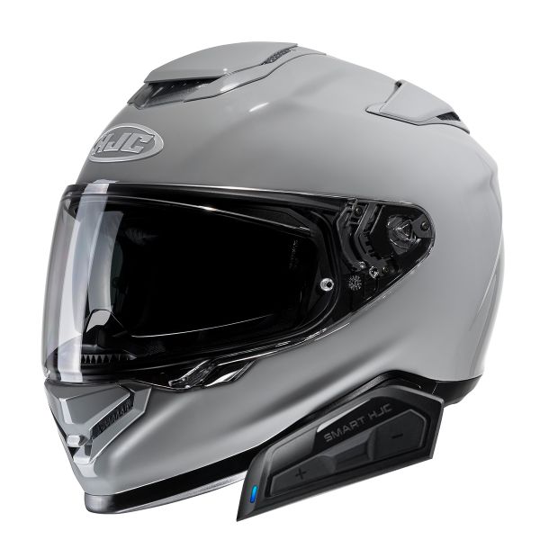Pack Helmet + Systems HJC RPHA71 N.Grey + Kit Bluetooth