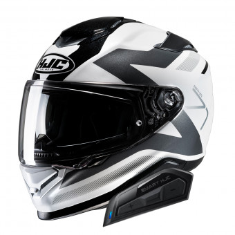 Full Face HJC RPHA71 Pinna MC10 + Kit Bluetooth Smart 21B