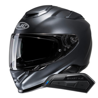 Full Face HJC RPHA71 Semi Flat Titanium + Kit Bluetooth Smart 11B