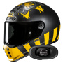 Casque Full Face HJC V10 Crania MC3SF + Kit bluetooth 5R Lite