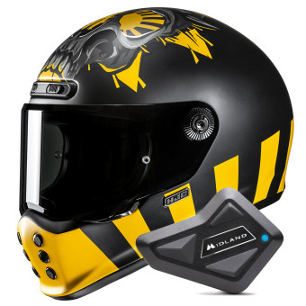 Casque Full Face HJC V10 Crania MC3SF + Kit Bluetooth BT Mini Casque Full Face HJC V10 Crania MC3SF + Kit Bluetooth BT Mini