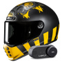 Casque Full Face HJC V10 Crania MC3SF + Kit Bluetooth Lokui K30