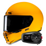 Casque Full Face HJC V10 Deep Yellow + Kit Bluetooth 5S Solo