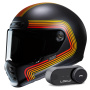 Casque Full Face HJC V10 Foni MC1SF + Kit Bluetooth Lokui K30