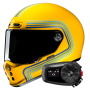 Casque Full Face HJC V10 Foni MC3 + Kit Bluetooth 5S Solo