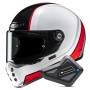 Casque Full Face HJC V10 Hodu MC1 + Kit Bluetooth BT Mini