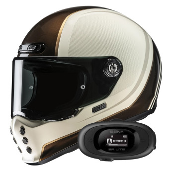 Casque Full Face HJC V10 Hodu MC9 + Kit bluetooth 5R Lite Casque Full Face HJC V10 Hodu MC9 + Kit bluetooth 5R Lite
