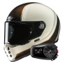Casque Full Face HJC V10 Hodu MC9 + Kit Bluetooth 5S Solo