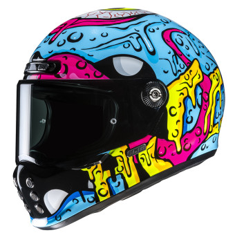 Casque Full Face HJC V10 Squeeze MC28 Casque Full Face HJC V10 Squeeze MC28