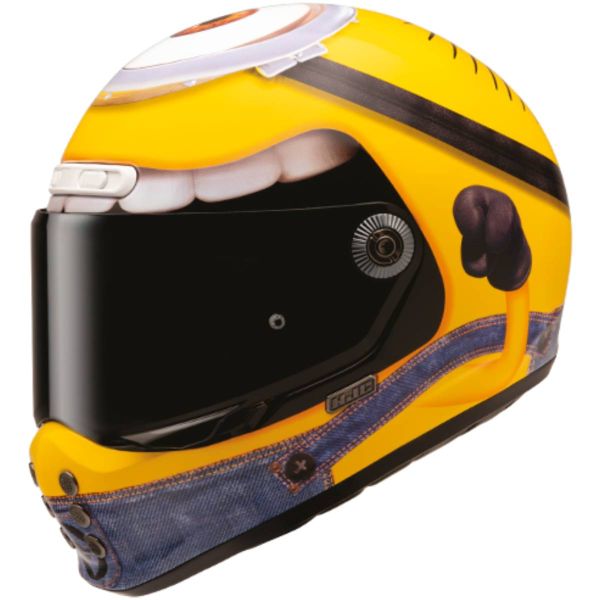 HJC V10 Stuart Minions MC3 + Kit Bluetooth Lokui K30
