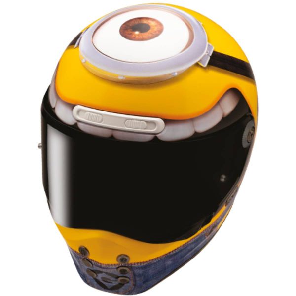 HJC V10 Stuart Minions MC3 + Kit Bluetooth Lokui K30