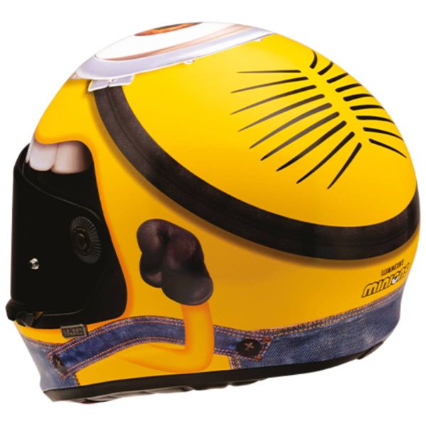 HJC V10 Stuart Minions MC3 + Kit Bluetooth Lokui K30