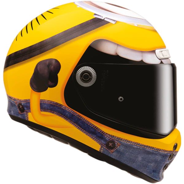 HJC V10 Stuart Minions MC3 + Kit Bluetooth Lokui K30