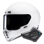 Casque Full Face HJC V10 White + Kit Bluetooth BT Mini