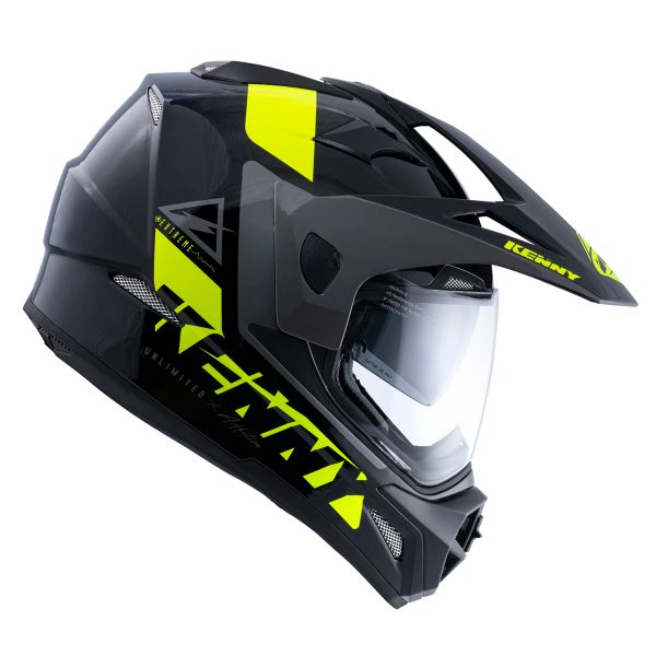 Full Face Kenny Extreme Graphic Black Neon Yellow