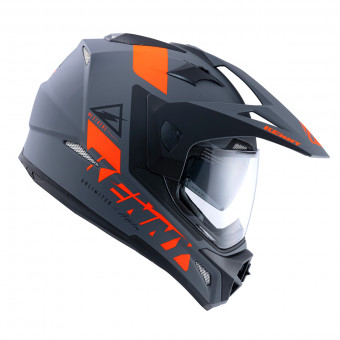 Full Face Kenny Extreme Graphic Matt Grey Orange