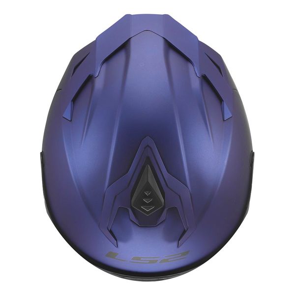 LS2 Challenger II Solid Matt Navy Blue FF817