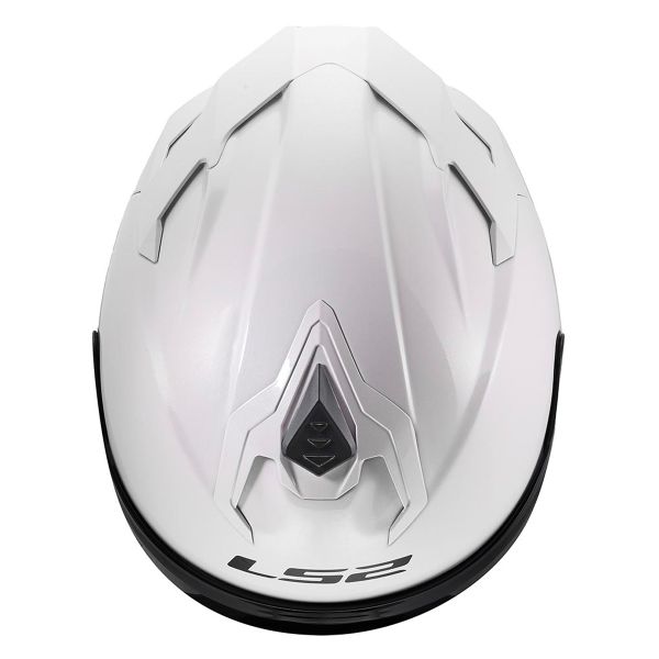 LS2 Challenger II Solid White FF817