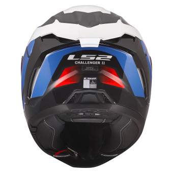 LS2 Challenger II Viper White Blue Red FF817