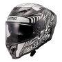 Casque Full Face LS2 Dragon Enthum Silver FF807