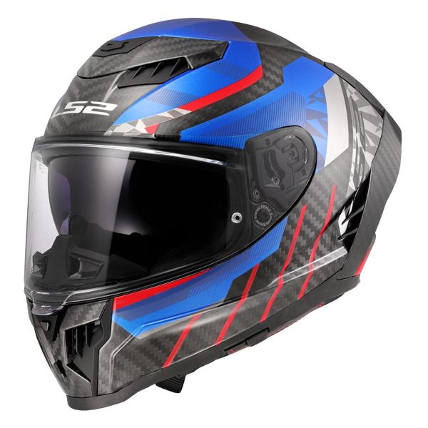 Full Face LS2 Dragon Trax Blue Red FF807 Full Face LS2 Dragon Trax Blue Red FF807