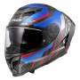 Casque Full Face LS2 Dragon Trax Blue Red FF807